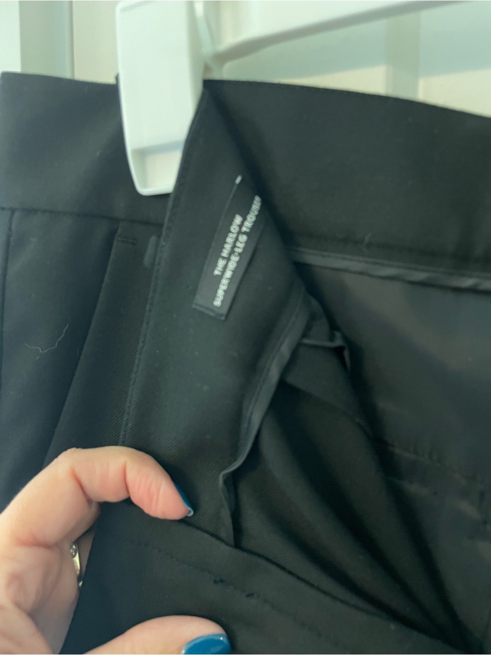 Madewell Black Superwide-Leg Trousers - Picture 4 of 9